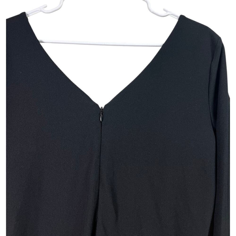 Boston Proper V-Neck V-Back Dress 3/4 Sleeves Medium - Picture 5 of 9